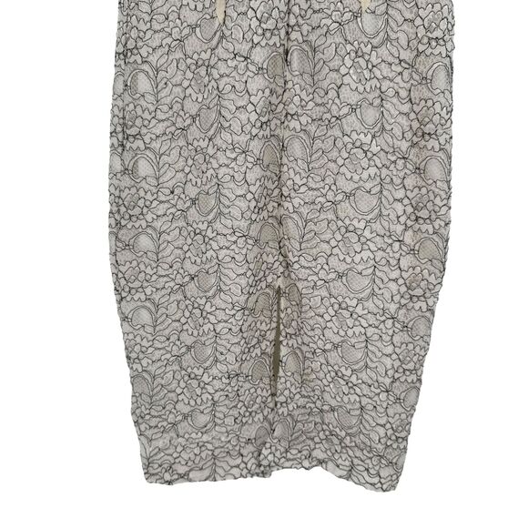 Jill Stuart Sheath Dress Size 2 White Love Glow Embroidered Lace Sleeveless GUC - Picture 13 of 16